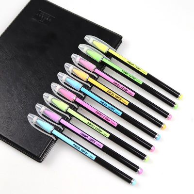 12/18/24/36/48Colors Gel Pen Marker Art for Office School Markers Colorful Highlight Ballpoint for Children Gift Art Painting