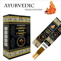 AYURVEDIC MASALA INCENSE OUDH ธูปเนื้อกำยาน ธูปอินเดีย กลิ่นไม้กฤษณากล่องใหญ่(180stick)