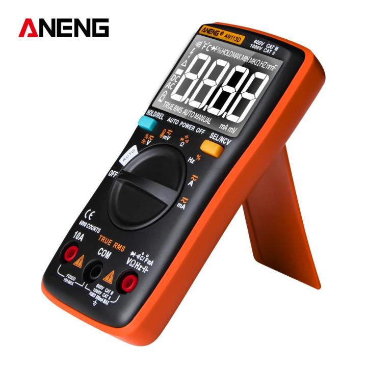 an113d-วัดอุณหภูมิมัลติมิเตอร์แบบดิจิทัล-ac-dc-orange-อัตโนมัติอัจฉริยะ