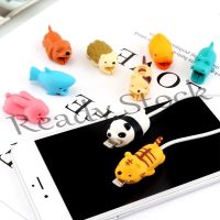 【Ready Stock】 ♠△ B40 Funny Animal Cartoon Cable Winder Bite USB Charger Data Cable Cord Protector