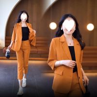 [COD] jacket womens professional commuter suit 2023 spring style temperament waist loose and thin set