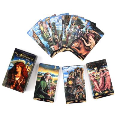Full English Pre-Raphaelite Tarot 78 Cards Deck Family Party Board Game Entertainment Playing Card Game Gift