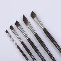 【YF】 Artsecret 975 ANGLE Acrylic Watercolor Painting Brush Squirrel Hair Mix Carbonized Bamboo Rod Stationery Draw Art-Tool Supplies