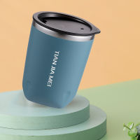 304 StainlessSteel Insulated Coffee Cup With Lid Handy Cup Office Portable Handy Cup Girl Car WaterCup Lnsulation Is Not Hot