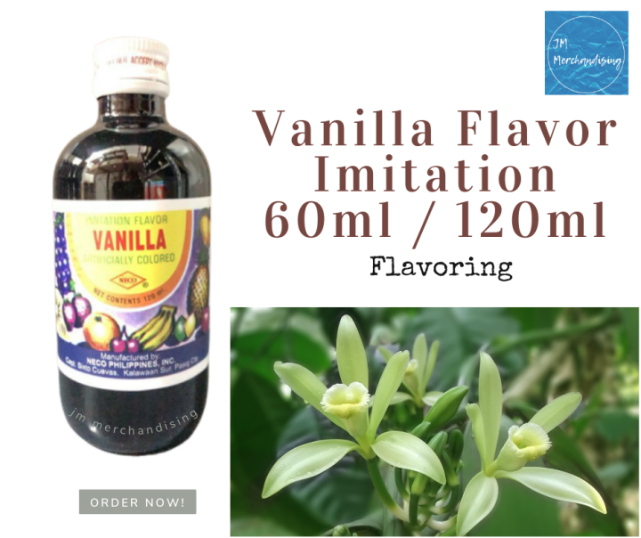 Vanilla Flavor Imitation Extract 60ml/120ml Lazada PH