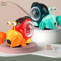 Tribe Electric Toy Car Universal Hermit Crab Shaped Toy Car Model With Light Music Interactive Universal Walking Early Education Vehicle Rotating Mechanical Toy Vehicle With Sound Light Car Toys Birthday Gifts For Boys And Girls