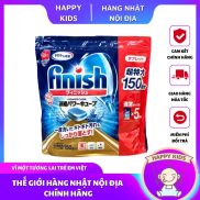 Túi 150 Viên Nước Rửa Chén Bát Finish Diệt Khuẩn 99,99% Nội Địa Nhật Bản