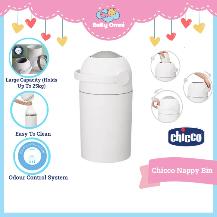 Baby Omni Chicco Nappy Bin (with Odour Control System) Diaper