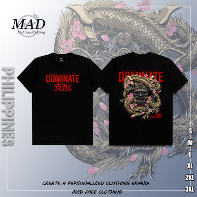 &amp; MADFACE เสื้อผ้า Domination-Demon Tee ของขวัญสำหรับ Unisex คุณภาพสูง Tops เสื้อยืดแนวสตรีท