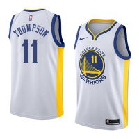 2019 XS Available New Mens Golden State Warriors 11# Klay Thompson NBA Hot Heat Press Pressing Basketball Jersey Jersey