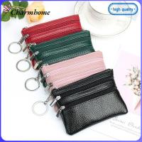 CHARMHOME หนัง PU Short Small Women Clutch Keychain Mini Coin Purse Wallet Money Bag Card Holder