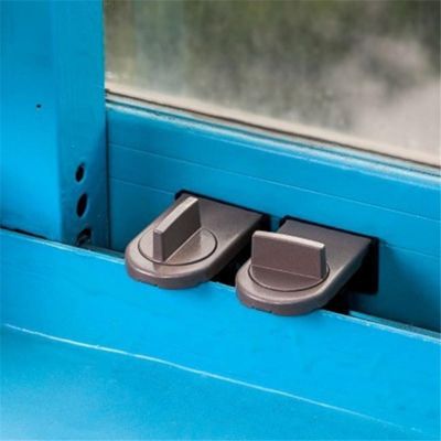 【LZ】 ZLinKJ 1 pcs Anti-theft Doors security lock Window Sliding Door Baby Safety Lock sliding Sash Stopper Cabinet Locks Straps
