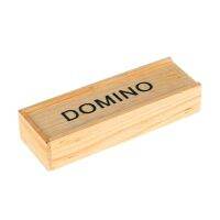 Hot Selling Wooden Domino Blocks, Teaching Wooden Table Game Black Building Blocks Domino Board Games For School Kids Children, 2 Sets