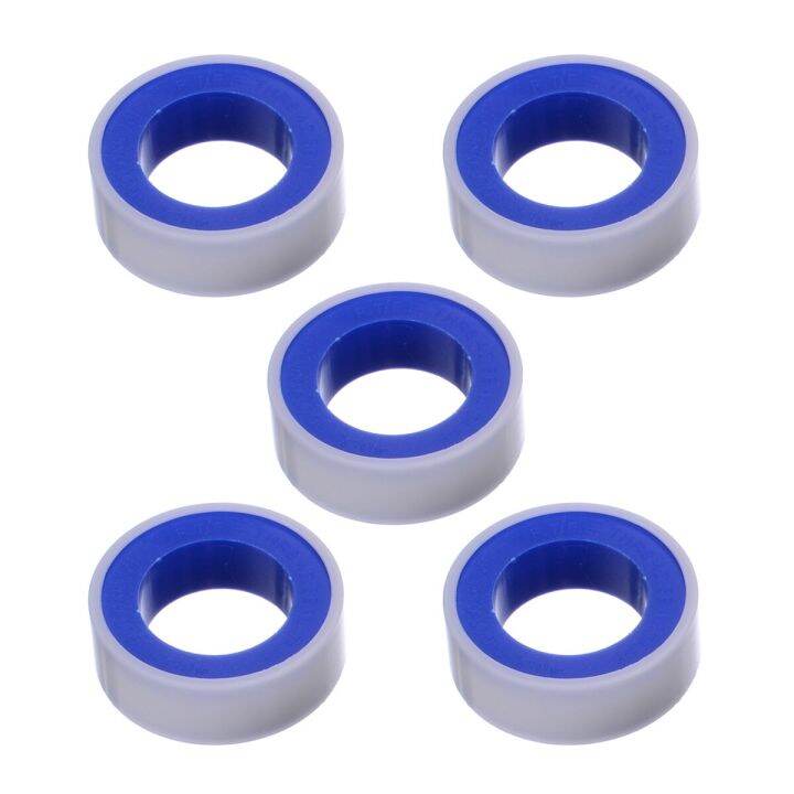 5pcs-ptfe-thread-sealing-pipe-tape-gas-water-tape-10-meters-waterproof-engineering-dedicated-duct-tap-evacuum-seal-roll-adhesives-tape