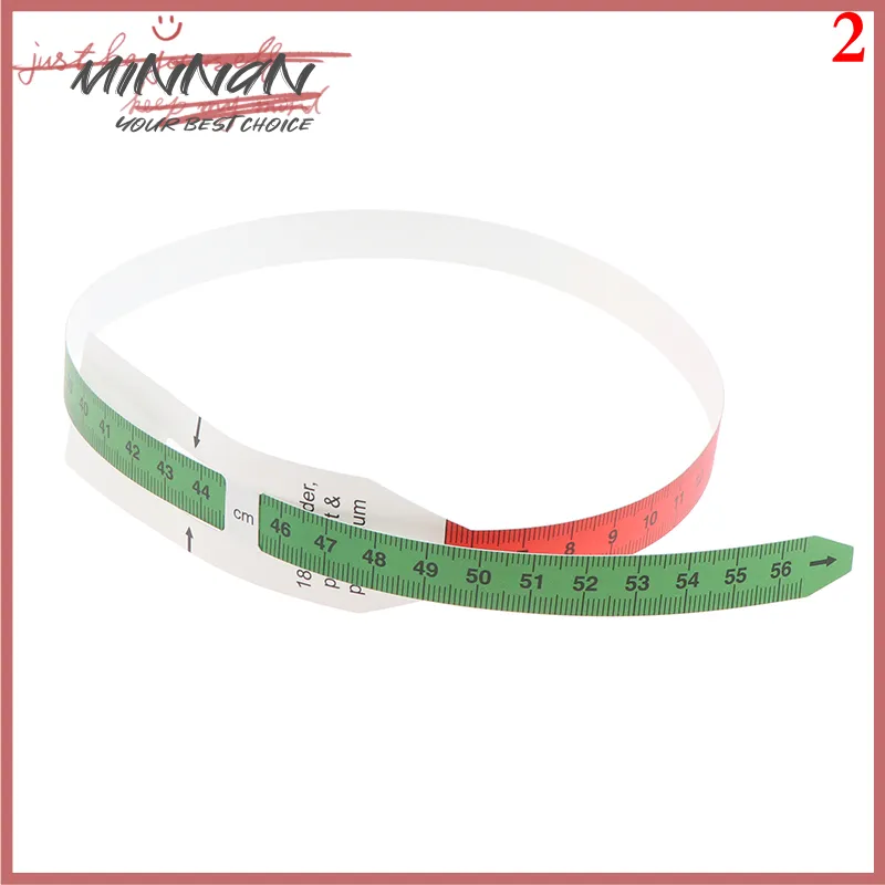 Non-Stretchable Plastic Head Circumference Tape Measure Ruler