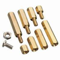 120PCS M3 Brass Pillar Set Hexagonal Brass Pillar Screw and Stud Set