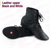 New Womans Leather Jazz Dance Shoes Lace Up Boots For Adult Woman Practice Yoga Shoes Soft and Light Weight Jazz Boots