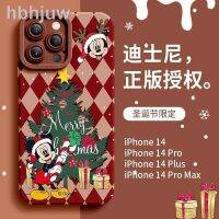 ☊Hitomi Mickey ต้นคริสต์มาสเหมาะสำหรับ Apple 1413promax เคสโทรศัพท์มือถือ Xs IPhone78pluxr อ่อน/1211