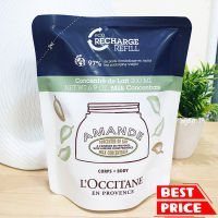Loccitane Almond Milk Concentrate Eco Refill 200 ml. ฉลากไทย ของแท้ 100%