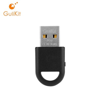 Gulikit เต้ารับอะแดปเตอร์อุปกรณ์ควบคุมสัญญาณไวร์เลส Dongle สำหรับ Gulikit KingKong Controller Xbox One Xbox Series เกมแพดสำหรับ Win 10