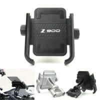 Motorcycle accessories handlebar Mobile Phone Holder GPS stand bracket For Z400 Z800 Z900 Z1000 Versys 650 Versys1000 LOGO