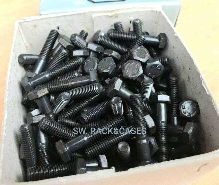 สกรูน็อตมิลดำเบอร์-10-m6x30mm-ราคาต่อแพ็คจำนวน-50-ตัว-m6x30mm-p1-0-af10-kef-สกรูน็อต-น็อตหัวประแจเบอร์-10-เกรดแข็ง-8-8-แข็งแรงได้มาตรฐาน