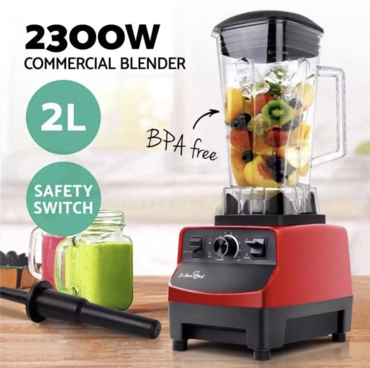 2L 1000W Heavy Duty Commercial Blender Mixer Juicer Bar Fruit