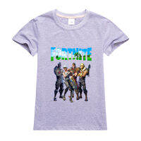 Fortnites เสื้อยืดการ์ตูนแขนสั้นน่ารักสำหรับเด็กชายเสื้อผ้าเด็กผู้ชาย0000