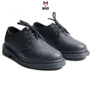 Giày tây nam Derby Dr Martens 1461 MAD Shoes wax Crazy Horse full Black da