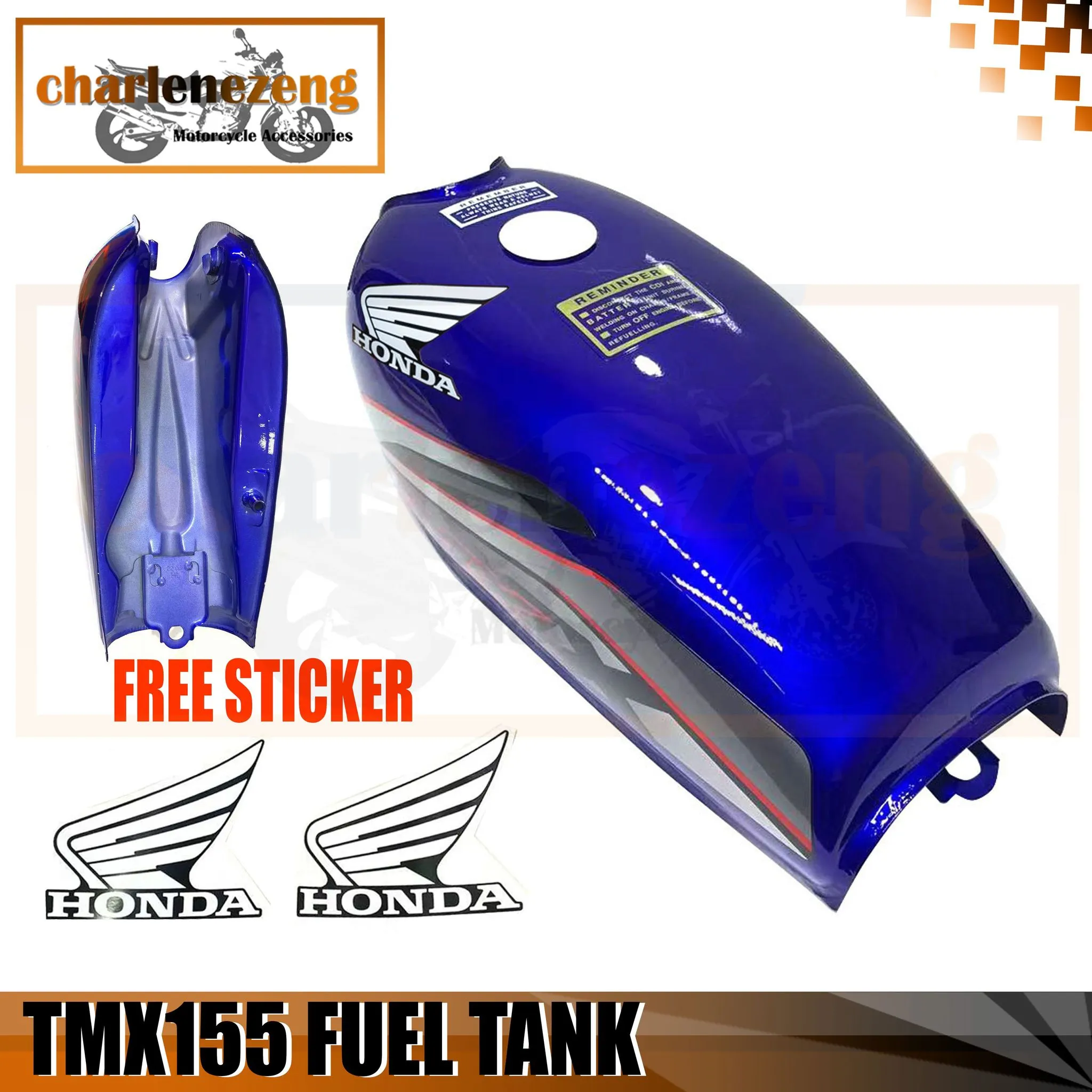 Tmx 155 Retro Fuel Tank Cafe Racer For Motorcycle High Quality (Free  Sticker )Cod | Lazada Ph