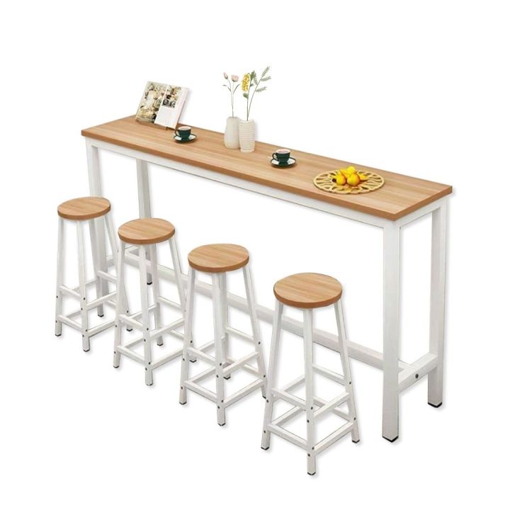 โต๊ะบาร์-แยกขาย-โต๊ะบาร์คาเฟ่-โต๊ะบาร์ตกแต่งร้าน-ขาเหล็กแข็งเเรงทรงสูง-มี-2-สี-เฉพาะโต๊ะ