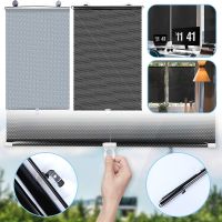 Sunshade Roller Blinds Free-Perforated with Suction Cup Car Bedroom Kitchen Office Sunshade Blackout Curtain Portable Drape