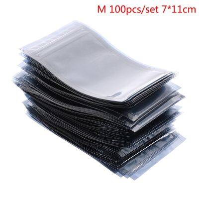 【CW】◄  100Pcs Antistatic Storage Ziplock Resealable for