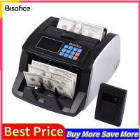 Bisofice Money Counter Machine เครื่องตรวจจับบิลปลอมการตรวจจับเงินอัตโนมัติเครื่องนับบิลโหลดสูงสุดพร้อม UV MG IR สำหรับ EURO US Dollar เพิ่มและโหมดแบทช์เหมาะสำหรับร้านค้าร้านขายของชำร้านอาหารโรงแรมธุรกิจขนาดเล็ก