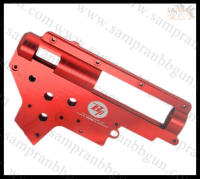 เสื้อเกียร์ GearBox QD CNC Aluminium 8mm. V.2  สีแดง