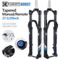 X-FUSION RC32จักรยาน Fork MTB จักรยาน Air Oil ด้านหน้า130มม.100มม.XC Damping Rebound ปรับ26/27 5/29นิ้ว Boost 110*15มม.