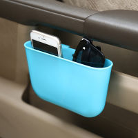 【cw】Hanging Car Trash Can Vehicle Garbage Dust Case Storage ABS Square Pressing Trash Bin Auto Interior Accessories for Carhot
