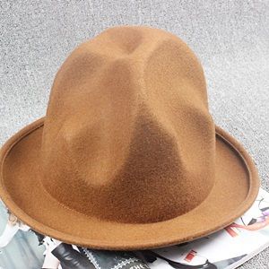 100 Wool Women Men Vivianwestwood Fedora hat Mountain Hat Pharrell Steampunk Hat Millinery Magician Buffalo Top Hat