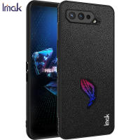 สำหรับ Asus ROG โทรศัพท์5 Imak คลาสสิกเคสกันกระแทก6.78นิ้วกรอบ TPU + PU หนังกลับแผ่นปิดพื้นผิว