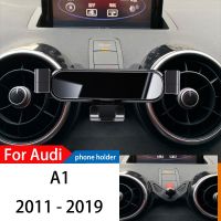 ที่วางโทรศัพท์ในรถสำหรับ Audi A1 2010-2019 8XA 8XF จีพีเอสแรงโน้มถ่วงพิเศษโทรศัพท์มือถือวงเล็บหมุนได้360องศา St