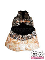 [พร้อมส่ง] Dogacat เสื้อสุนัข เสื้อหมา เสื้อแมว เดรสวินเทจเสื้อคุมสีดำ Size6 รอบอกxยาว 50x42 cm