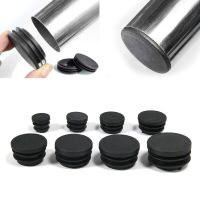 10Pcs Black Plastic Furniture Leg Plug Blanking End Cap Bung for Round Pipe Tube Hot-selling Plastic Tube Plug Plug Round Plug Pipe Fittings Accessori