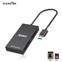 Rocketek Dual XQD card readerMulti Function SD Memory card reading4 in 1 usb XQD card reader for Sony M/G Series Window/Mac OS