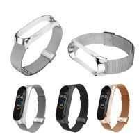 Watch Band Strap for Xiaomi Mi Band 4 Metal Screwless Stainless Steel Bracelet Wristband for Miband 4 Correa Smartwatches