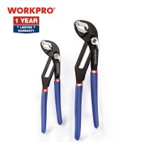 Hot Sale WORKPRO คีมคอม้า ประแจคอม้า ขนาด 2 ชิ้น 8/10 นิ้ว ประแจเลื่อน คีม คีมจับท่อ ประแจจับท่อ ชุดประแจคอม้า Water Pump Pliers ลดราคา คีม  คีมล็อค คีมตัดสายไฟ คีมปากจิ้งจก