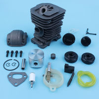 40mm Cylinder Piston Kit For Husqvarna 141 142 137 136 Chainsaw WT Engine Pan Oil Seal Pump Fuel Line Filter Muffler Gasket