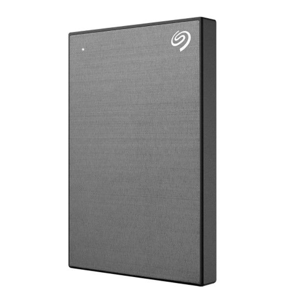 1 TB PORTABLE HDD (ฮาร์ดดิสก์พกพา) SEAGATE ONE TOUCH WITH PASSWORD (SPACE GREY) (STKY1000404)