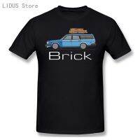 Available2023 Ins เสื้อยืดแขนสั้นพิมพ์ลาย Brick Volvo 245 240 Wagon แฟชั่นสําหรับผู้ชาย  LZU2