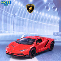 A1:24 Lamborghini LP770-4รถสปอร์ตจำลอง D Iecast โลหะอัลลอยรุ่นรถแสงเสียงดึงกลับคอลเลกชันเด็กของเล่นของขวัญ A227M