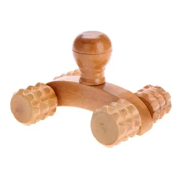 1pc Wooden Roller Massage Tool For Body Therapy, Foot, Face